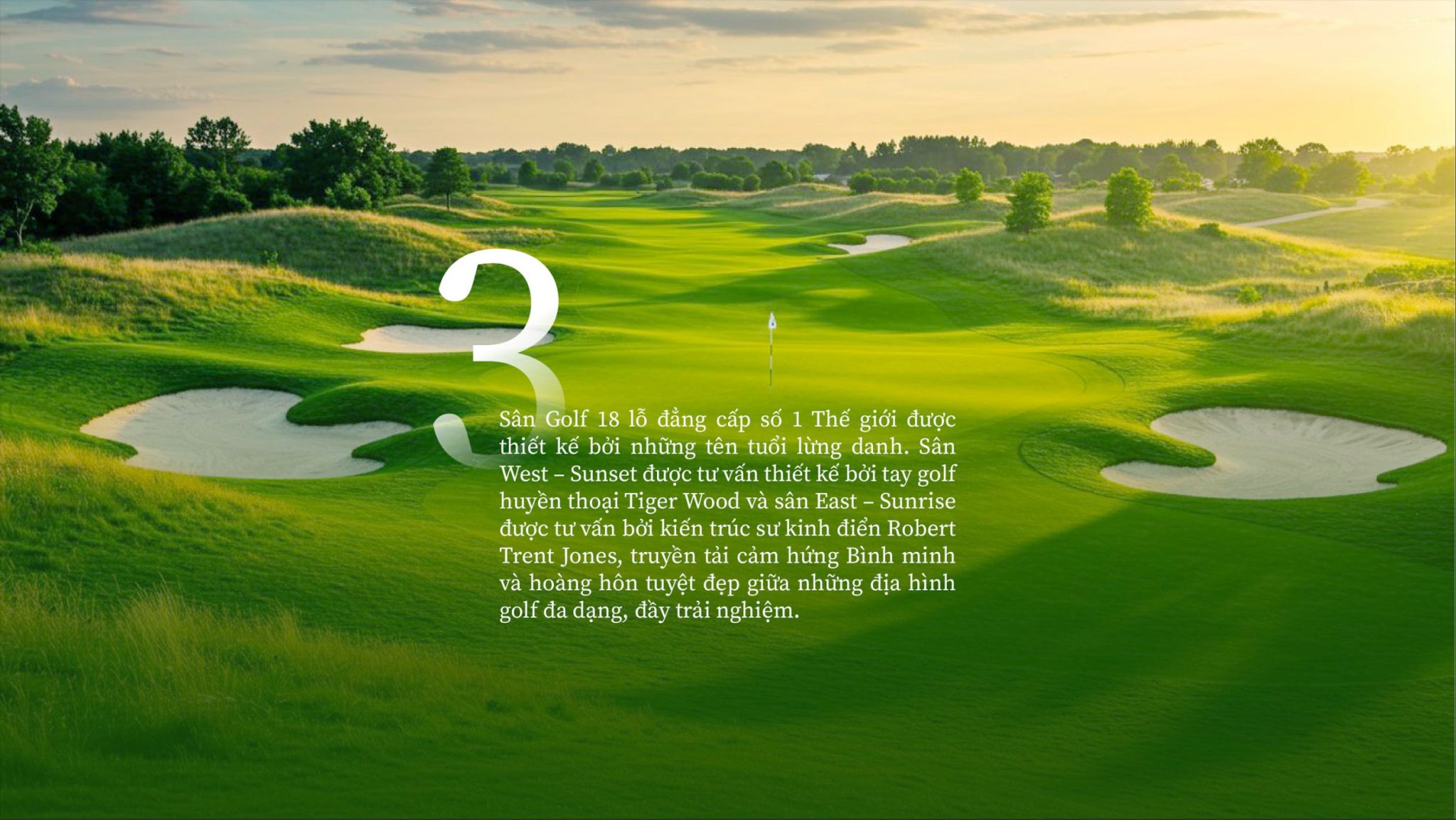 sân golf 18 lỗ tại vinhomes green paradise