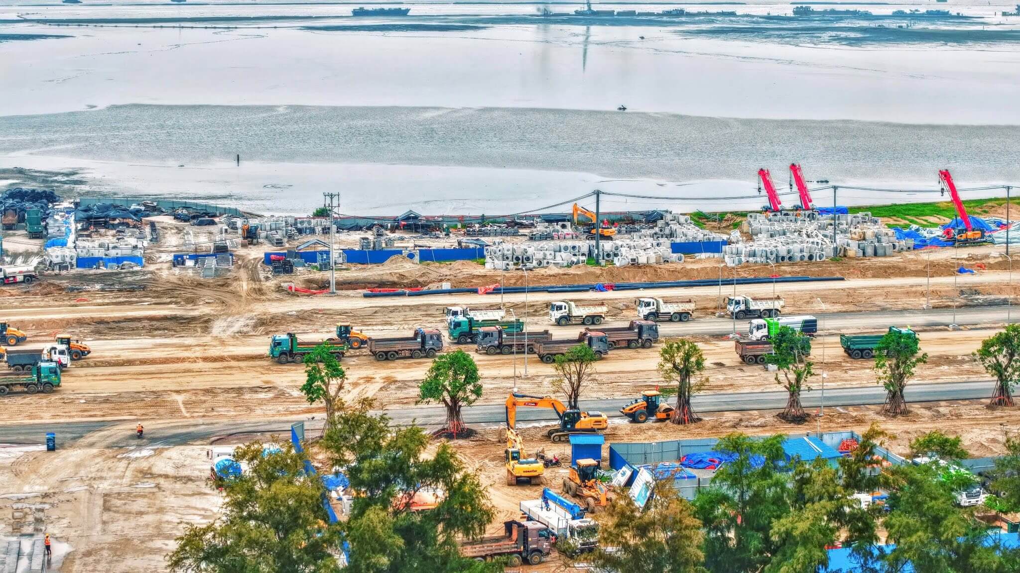 tiến độ Vinhomes Cần Giờ tháng 10/2025.